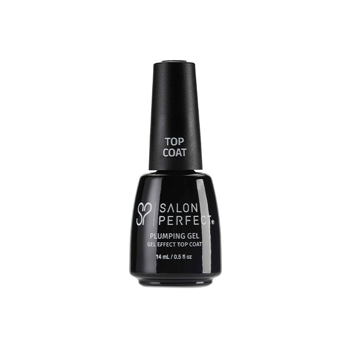 A Salon Perfect Nail Lacquer, 624 Plumping Gel Top Coat, 0.5 fl oz display bottle 