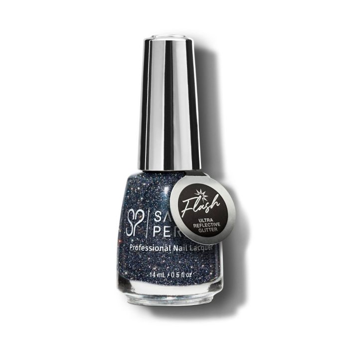 Front view of Salon Perfect Nail Lacquer, 377 Flash Back 0.5 oz 

