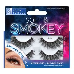 Salon Perfect Soft & Smokey 648 Lash, 2 Pairs 