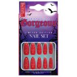SALON PERFECT NAIL 237 MATTE RED BLOOD DRIPS in packaging 